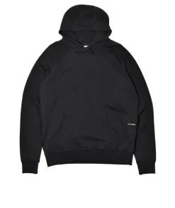 POP Trading Company Logo Hooded Sweat Black White