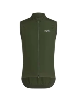 Rapha Core Gilet Deep Olive Green White