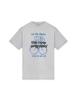 The New Originals Op De Fiets Tee White