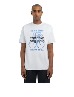 The New Originals Op De Fiets Tee White