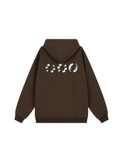 The Savage Report TSR Swirl Hoodie Brown